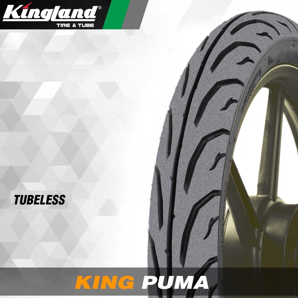 Ban Matic Kingland Puma 90/90-14 Tubeless Free Pentil Ban Luar Matic Ring 14 Honda Yamaha Suzuki