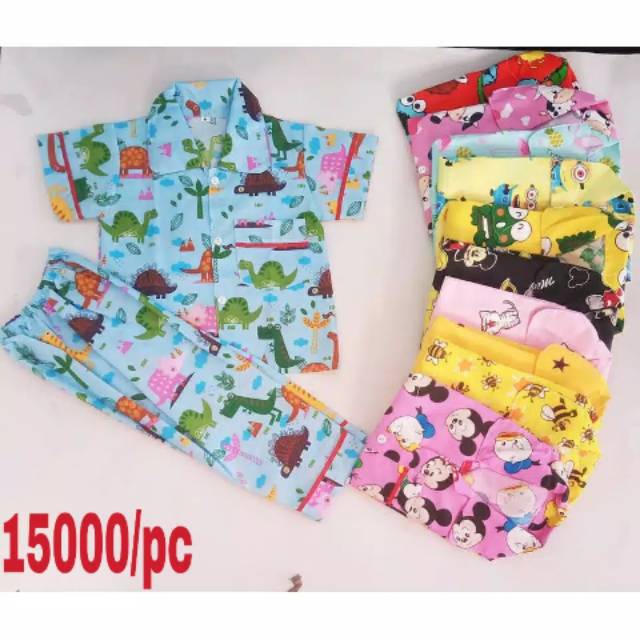 PIYAMA BAYI 0-1 THN GROSIR BISA COD FREE ONGKIR TERMURAH/ PIYAMA BABY CEWE DAN COWO BAHAN GRADE A