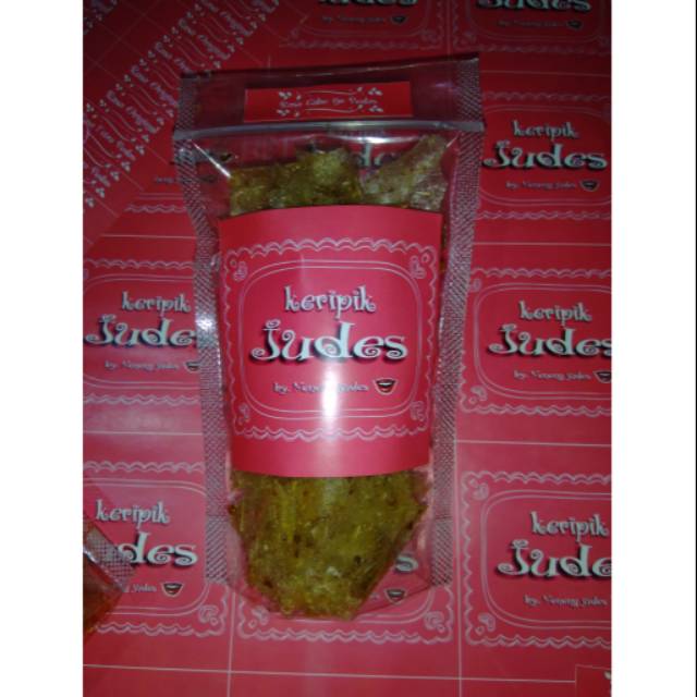 

Keripik judes cabe ijo pedas