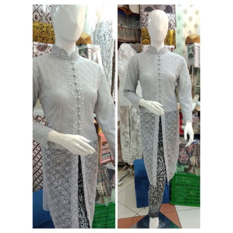 BA KEBAYA MODERN/KEBAYA IBU BESAN/KEBAYA PESTA BROKAT/KEBAYA KONDANGAN/KEBAYA TUNIK BRUKAT/SETELAN TUNIK BRUKAT MODERN/ATASAN TUNIK BROKAT/TUNIK(FULL PURING)