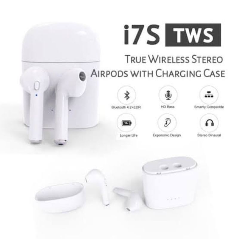Headset bluetooth i7s TWS