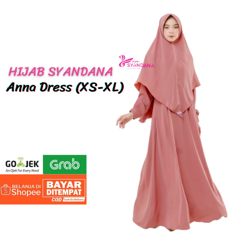 ( GAMIS AJA) ANNA DRESS SYANDANA GAMIS BASIC CASUAL SYANDANA (GAMIS ONLY)