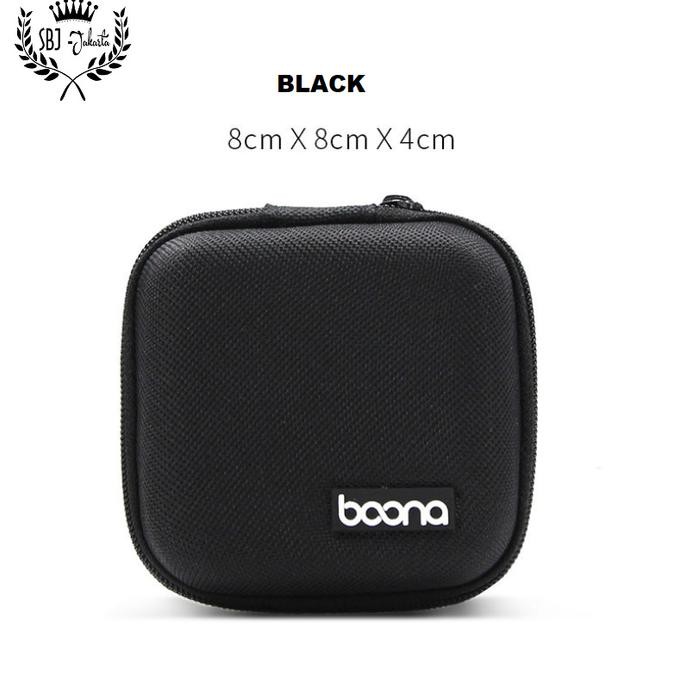 

BERKUALITAS TEMPAT HEADSET PORTABLE BAONA / KOTAK HEADSET BAONA MINI EVA HARDCASE - HITAM