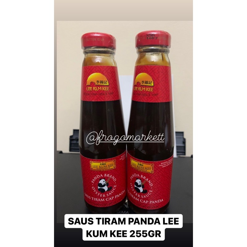 Oyster Sauce (Saus Tiram) Panda Lee Kum Kee 255gr / 510gr