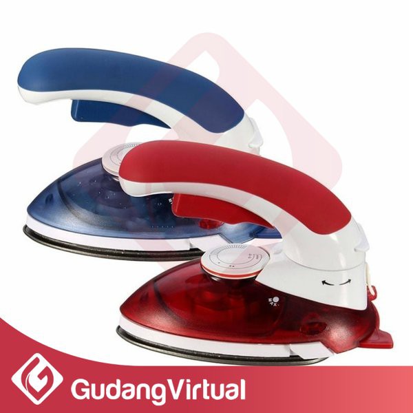 Setrika Uap Mini Hetian CL-558B Biru - Travel Steam Iron