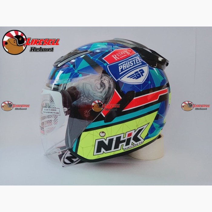 HELM NHK R1 JACUB SE NHK HALLFACE R-1 JACUB SE LIMITED EDITION BLUE - Size M