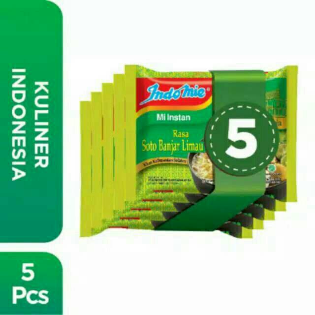 

5 pcs Indomie Soto Banjar Limau Kuit