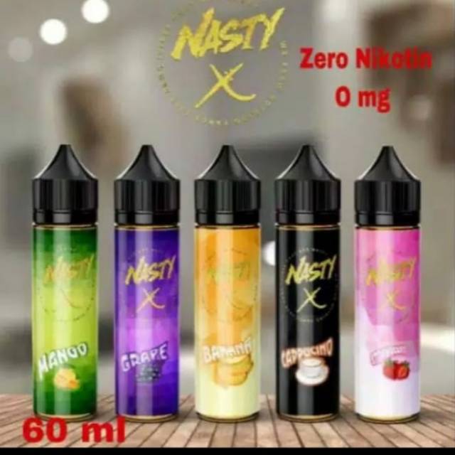 LIGUID NASTY X 60ML 5VARIAN RASA