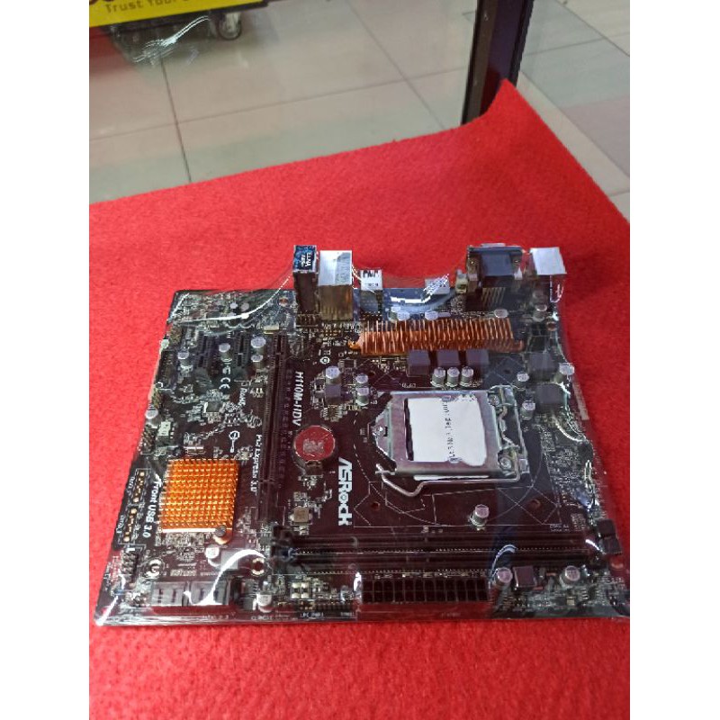 motherboard Intel ASRock h110 soket 1151 ddr4 murah bergaransi