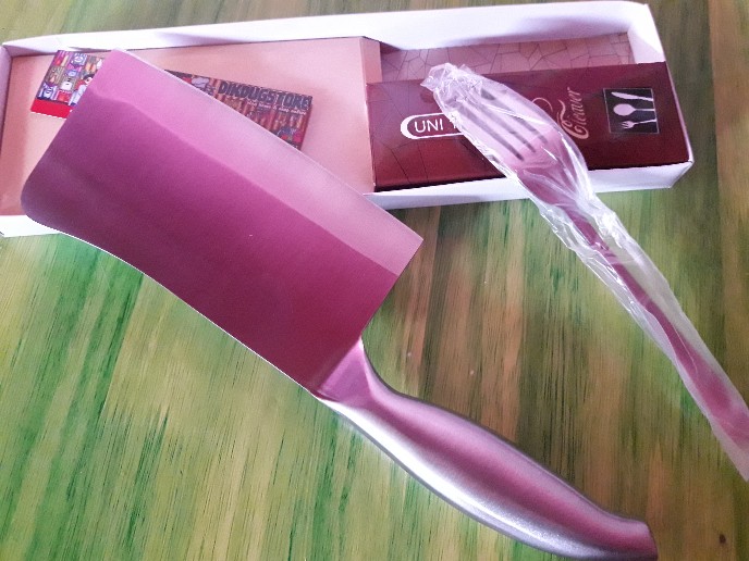 Pisau Golok Cincang - Pisau Daging Dan Tulang Stainless Ideal Uni 1012