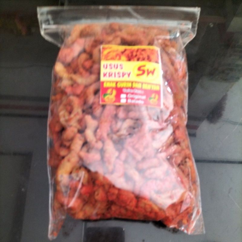 

KRIPIK USUS AYAM KRISPY 500g.