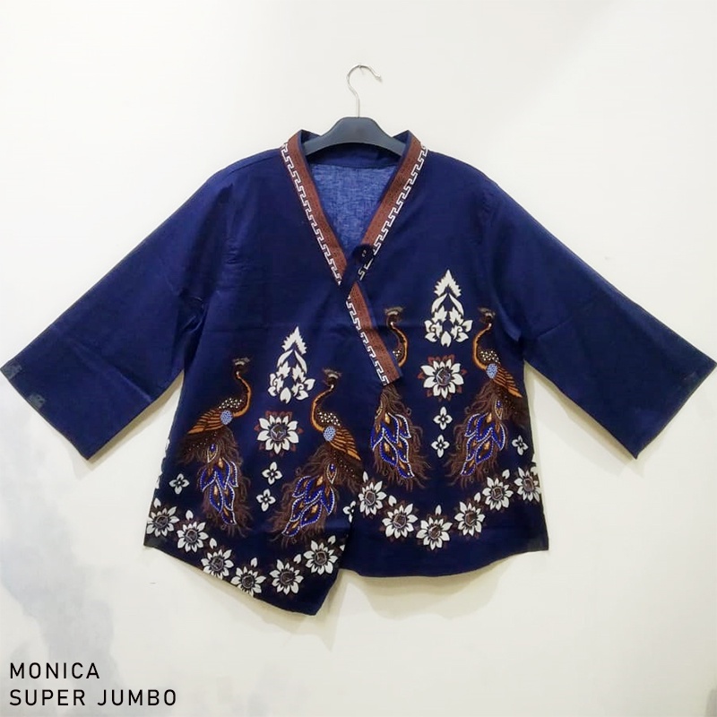 FAMILY BATIK / BATIK COUPLE / SERAGAM BATIK / BATIK SERAGAM KANTOR / JM / KEVIN FAMILY-MONICA - SUPER JUMBO