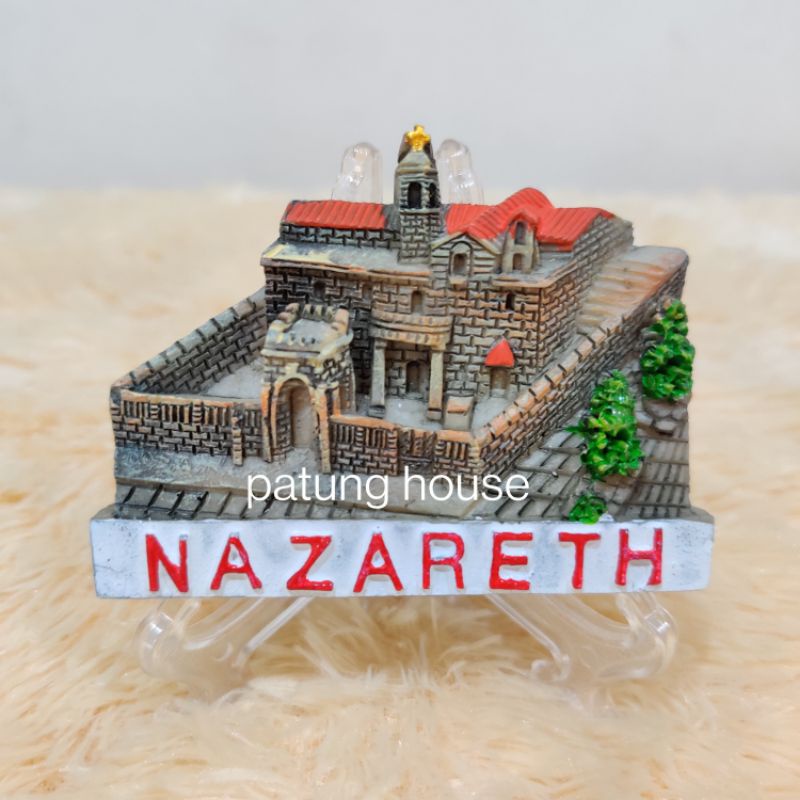 Fridge Magnet Tempelan Kulkas Souvenir Negara Israel Nazareth