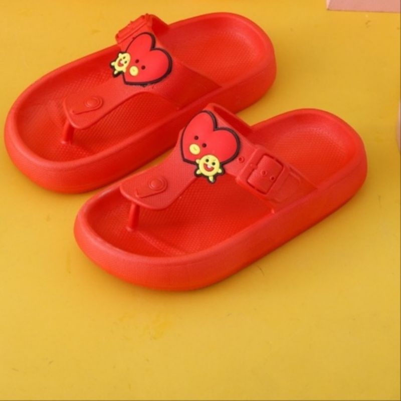 Sendal Jepit Anak Perempuan Import Motif Lucu / Sandal Jepit Anak  Perempuan Jelly Karet BLC s1615-5