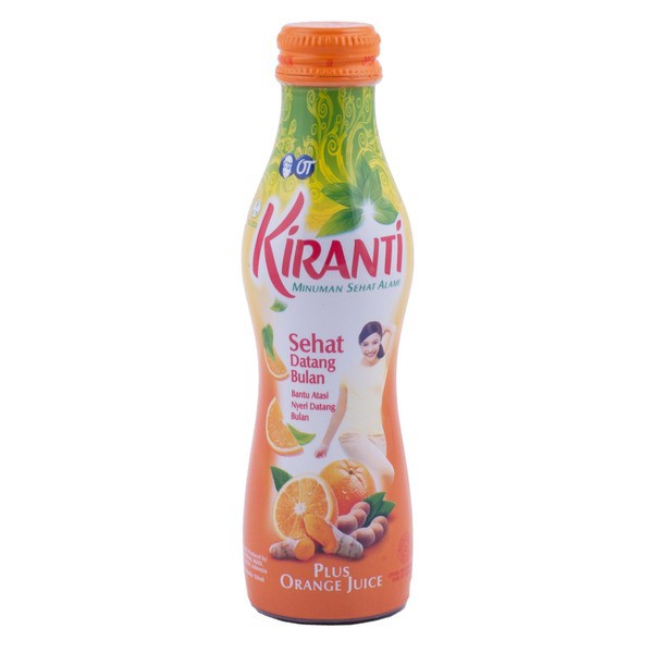 

KIRANTI Sehat Datang Bulan Orange Juice 150ml Herbal Rasa Jeruk -Botol