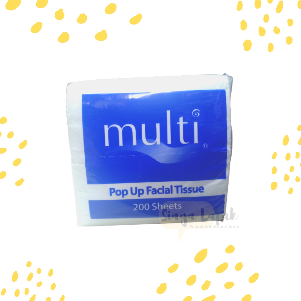 Tissue Multi 200 sheet Tisu Facial Pop Up Lembaran