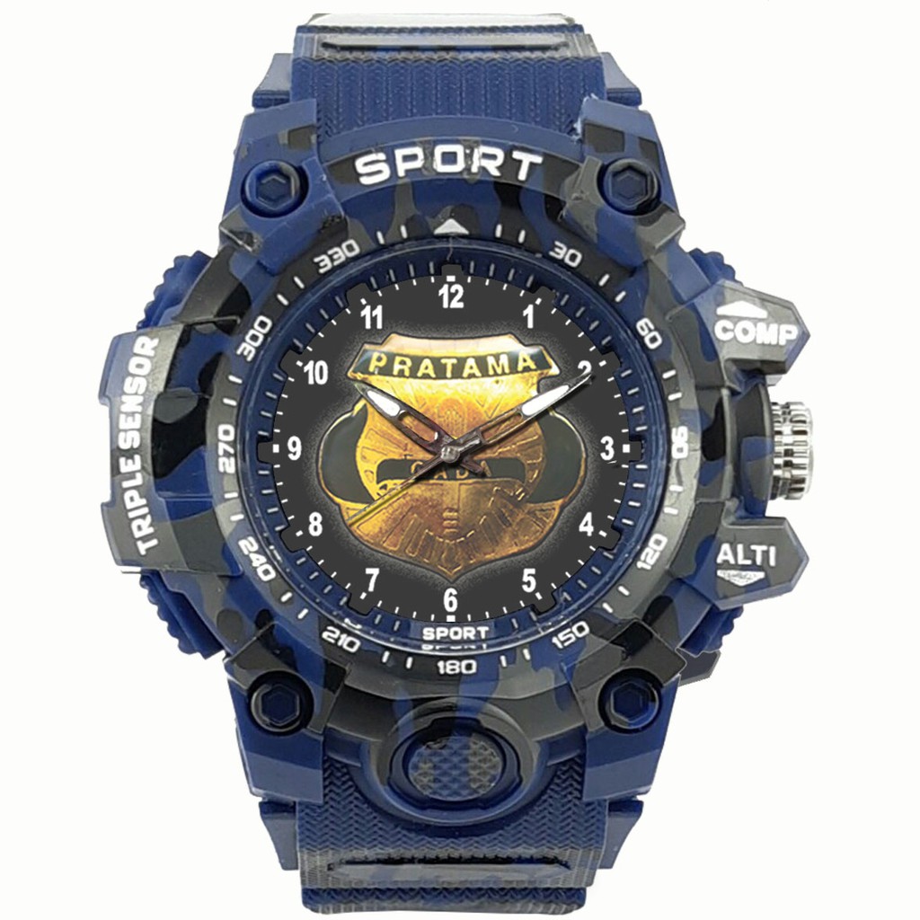 (EXCLUSIVE) JAM TANGAN GADA PRATAMA -SECURITY ARMY BIRU 2