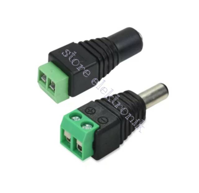 Jack DC Power Male To Female Jack CCTV dan LED