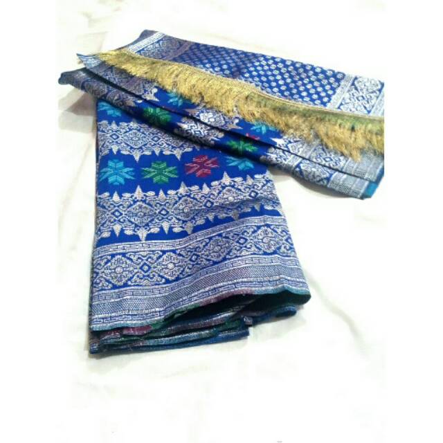 Songket Palembang ATBM biru