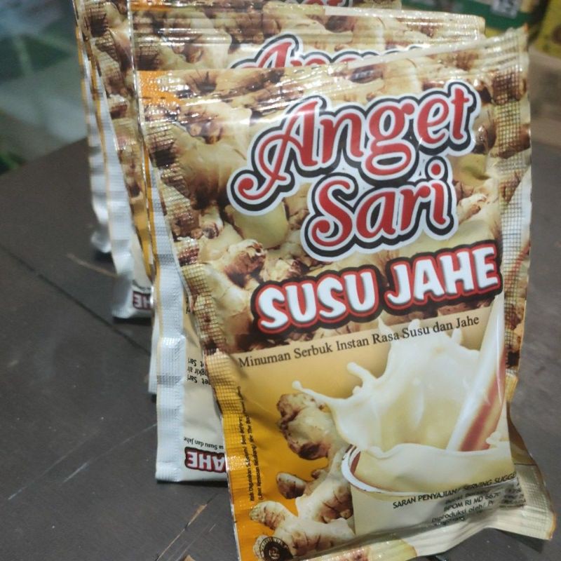 

anget sari susu jahe 28g minuman instan minuman jahe susu