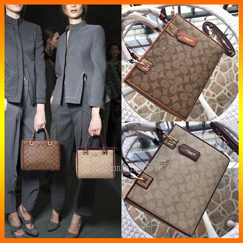 4 warna * Tas Tote Coach / F57568 / Handbag Coach Sawgger / ORIGINAL / Tas Wanita