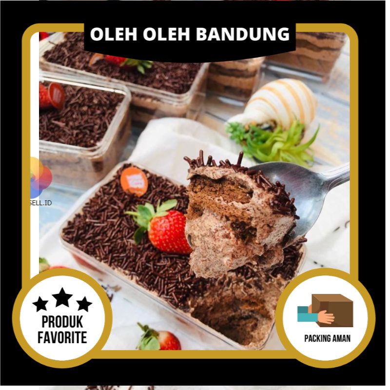 

Blackforest Cake by Pillow Cake - Dessert Box - Bolu Lumer - Oleh Oleh Kue Bandung