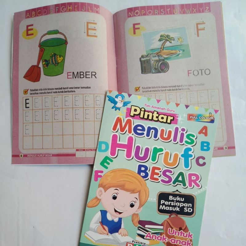 Buku Pintar Menulis Huruf Besar &amp; Huruf Kecil - PAH