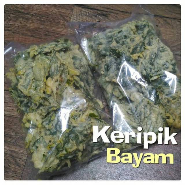 

Keripik bayam renyah