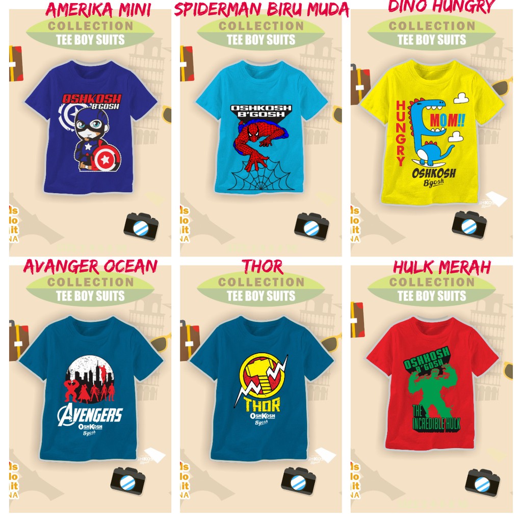 KAOS ANAK PREMIUM TERMURAH / KAOS ANAK DISTRO MURAH GROSIR PART 1