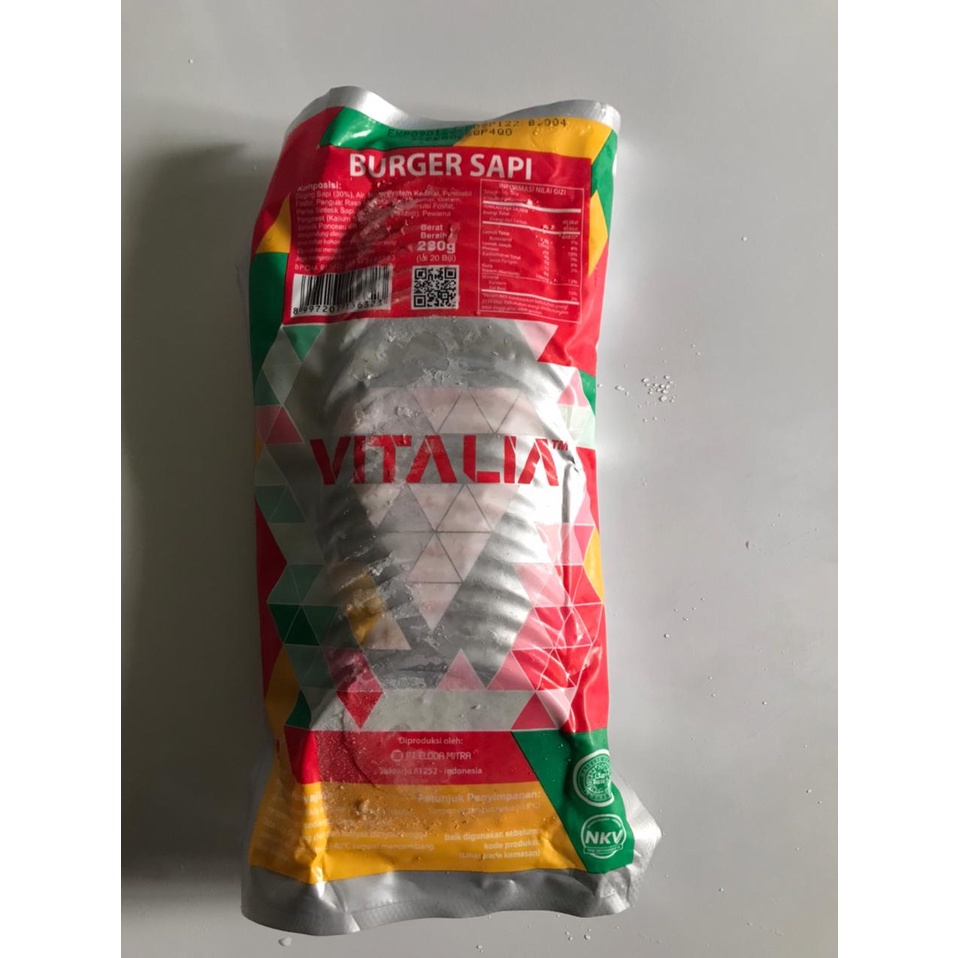 

Vitalia Burger Sapi Kecil 270 gr