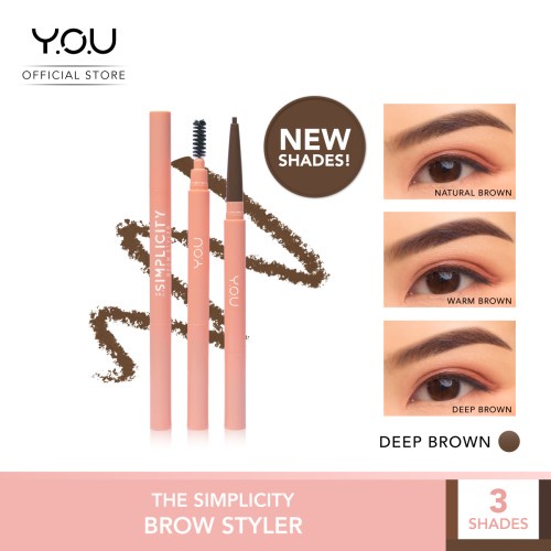 Y.O.U THE SIMPLICITY BROW STYLER [Natural Pigmented, Easy&Quick Application, Perfect] | Y.O.U Kosmet