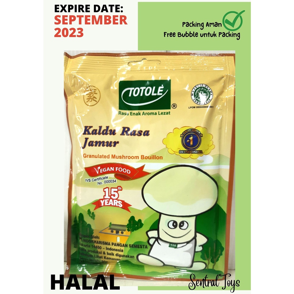 

TOTOLE Bumbu Kaldu Rasa Jamur (80gram) Penyedap Rasa