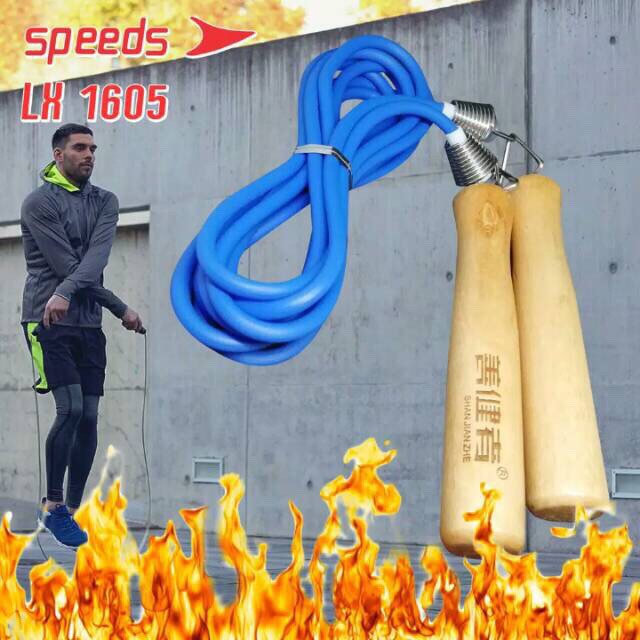 Skiping kayu termurah/ jump rope 3M speeds LX -1605