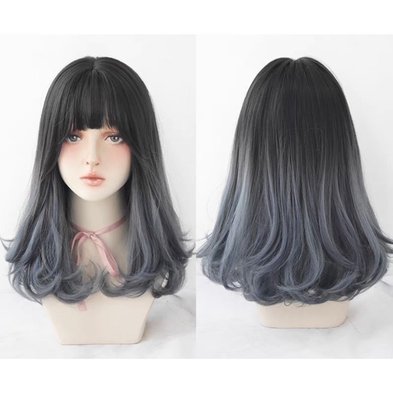 H6138 full wig korean blow medium 45 cm