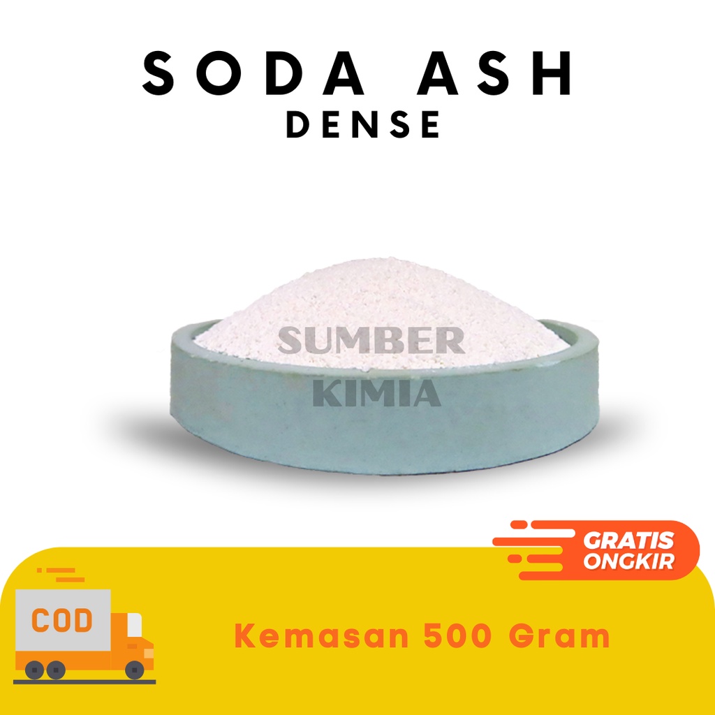 

Soda Ash Dense Kemasan 1000gr by SUMBERKIMIA