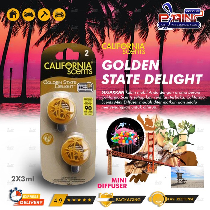 Mini Diffusers California Scents Golden State Delight 40gr