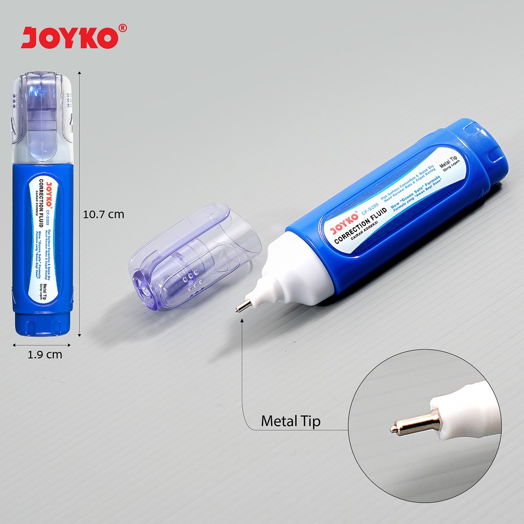 Tipex Cair Joyko Correction Fluid Metal Tip CF-S209