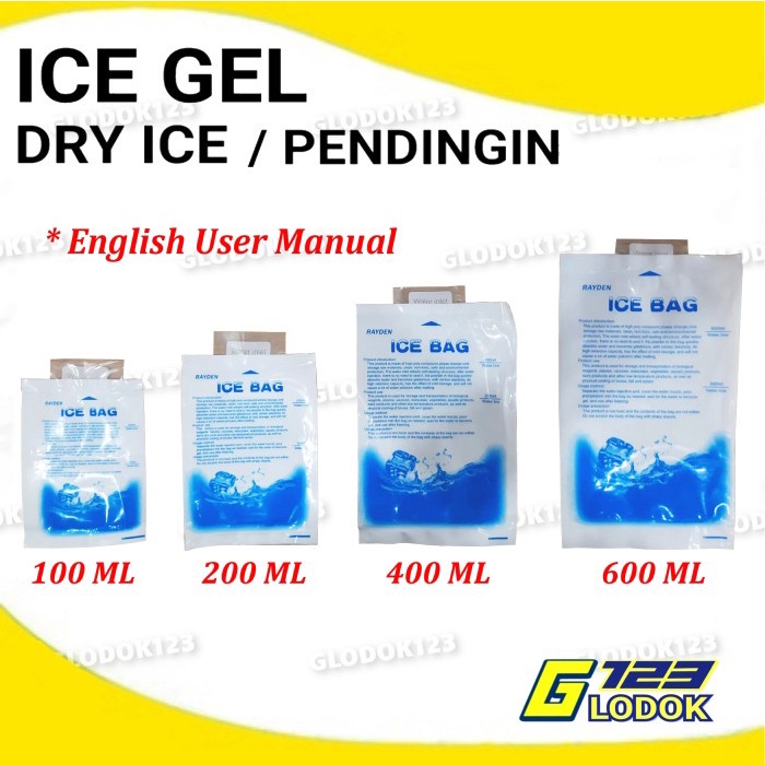 Ice Gel Pack Thermafreeze Bag Dry Cooler Jelly Kantong Es Pendingin