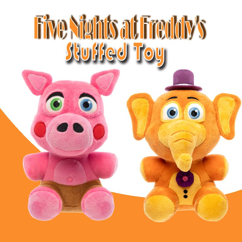 20cm Mainan Five Nights At Freddy's Plush Toys Orville Elephant Pig Pizzeria Simulator Doll Bonek