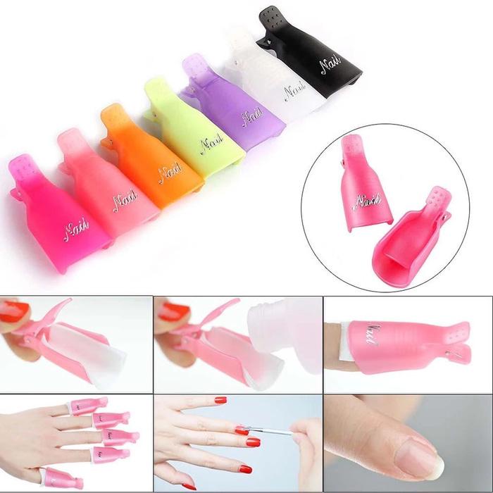 SOAK OFF CLIP GEL POLISH NAIL ART REMOVER JEPIT KUTEK GEL