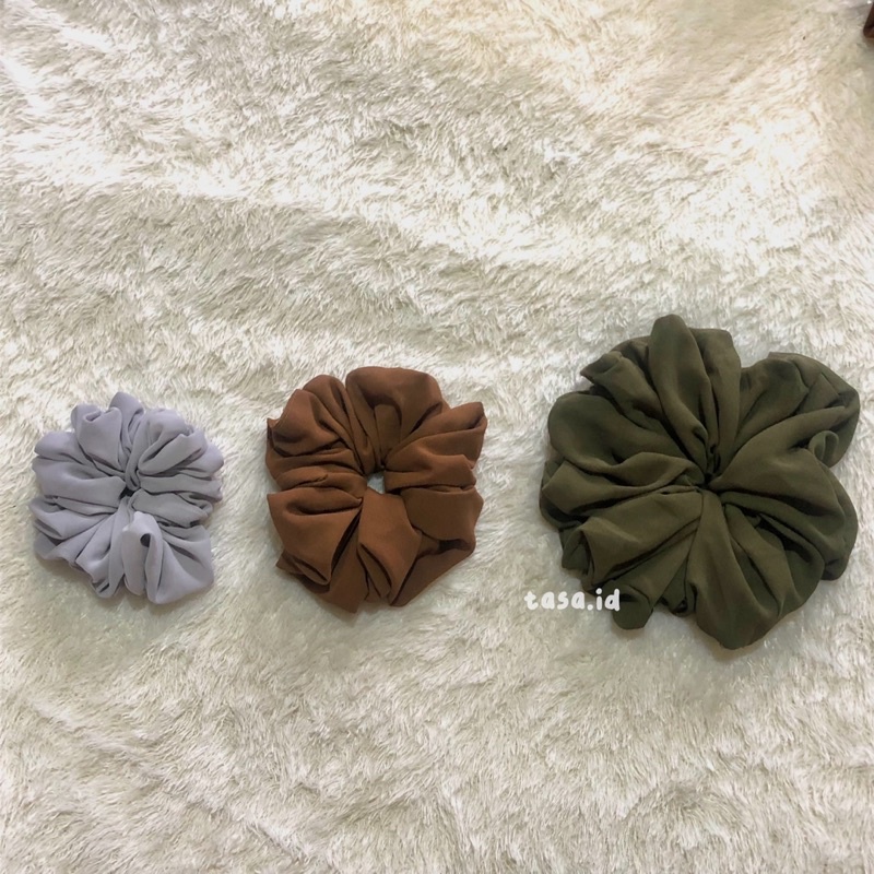 scrunchie jumbo / ikat rambut / cepol hijab / scrunchie hijab