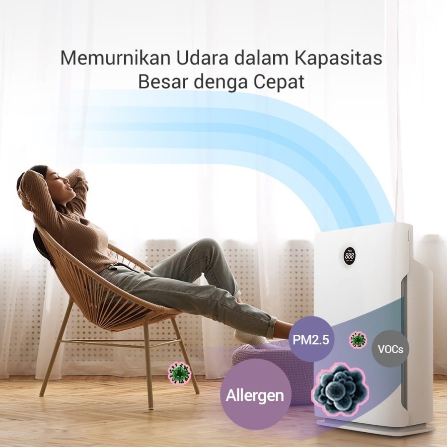 Ezviz UV-C Air Purifier CS-EB350A with HEPA Filter and UV-C Light