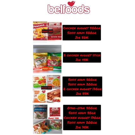 

frozen food (belfoods)