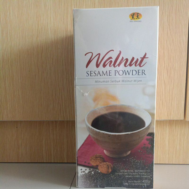 

Walnut Sesame Powder (Minuman Serbuk Walnut Wijen)