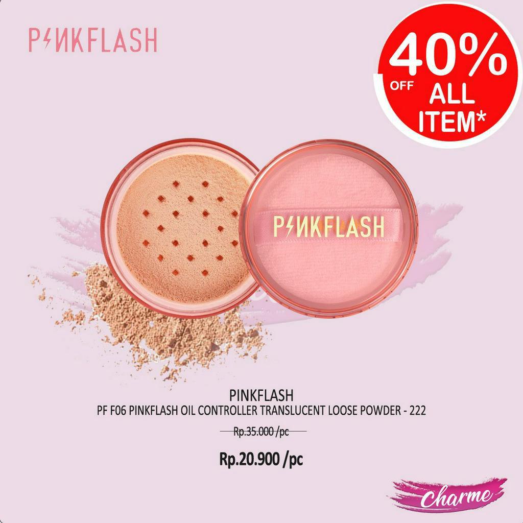 (READY &amp; ORI) Pinkflash Pink Flash Oil Controller Translucent Loose Powder Special Style PF06 PF 06 F06