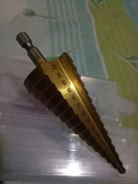 4-32mm Mata Bor Multi Step Pagoda Tangga Payung Drill Bits Size Ukuran
