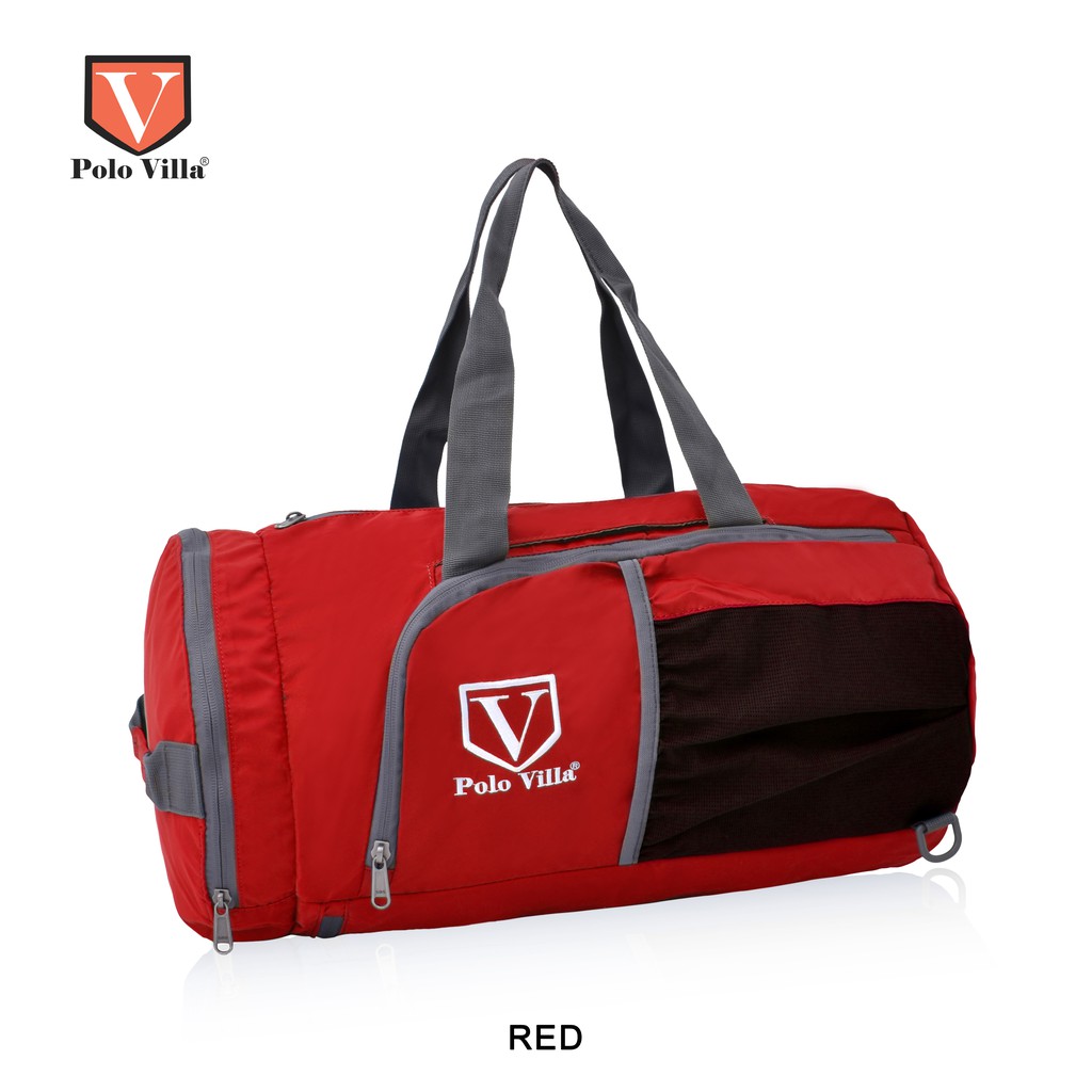 (RF) Tas Duffel PoloVilla  Gymbag Tas Pria Tas Wanita Tas Olahraga Multi-Sporty 3128 Ransel Fashion