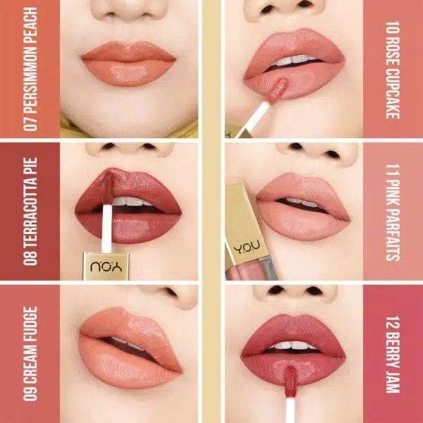 Kosmetik You The Gold One Rouge Satin Lip Cream | Lipcream Lipstik Lipstick