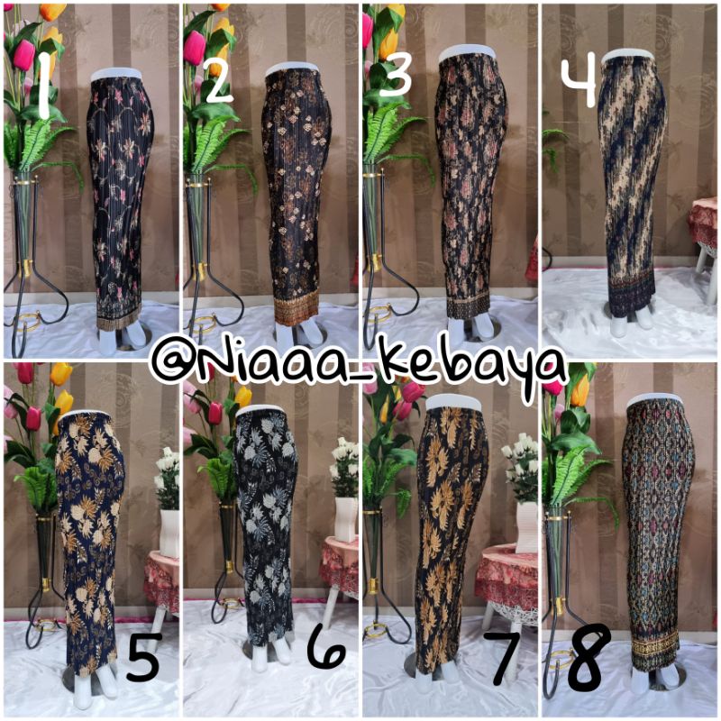 NiaKebaya • ROK PLISKET BATIK KEBAYA / ROK ALL SIZE / ROK KEBAYA SLIM / ROK PRISKET COUPLE / ROK SPA