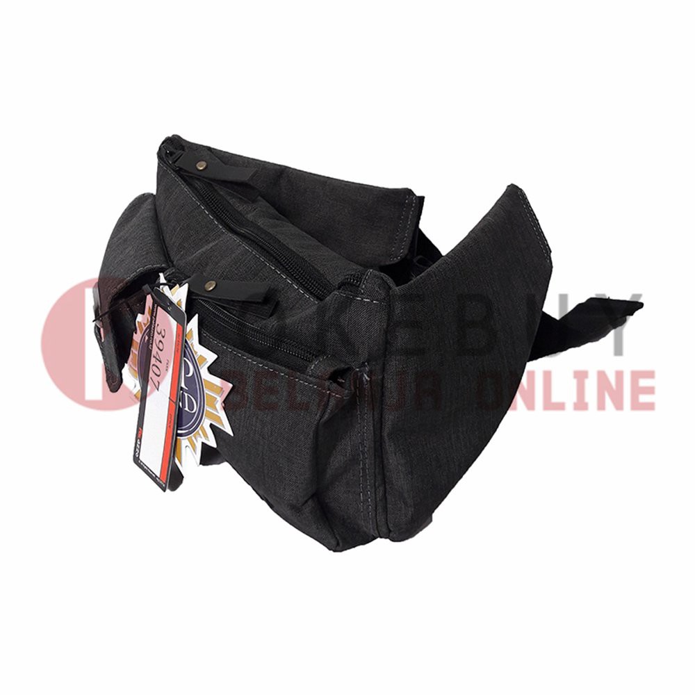 Waist Bag & Sling Bag PALAZZO 39407 Grey - Tas Pinggang